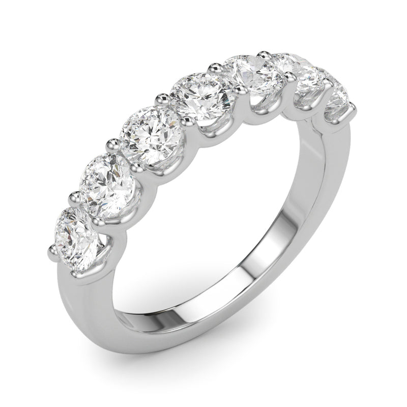 Albane Seven Stone Prong Diamond Band