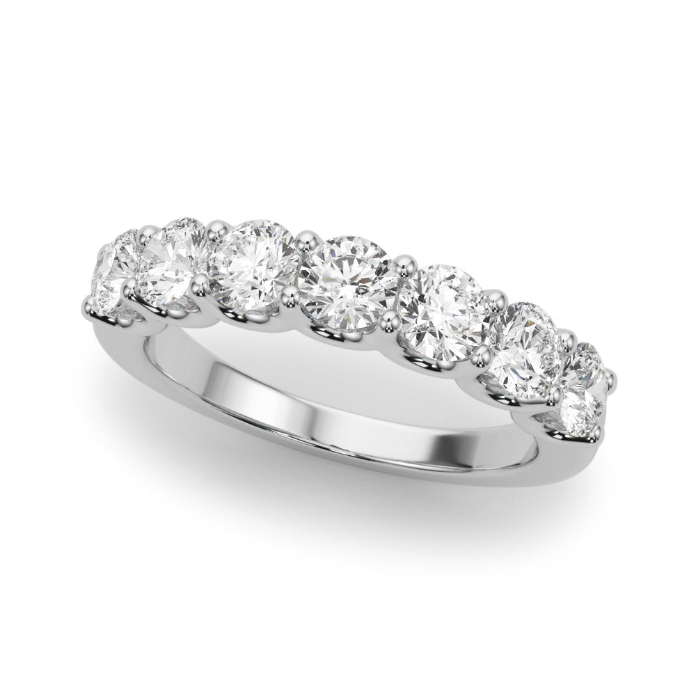 Albane Seven-stone Prong Diamond Band