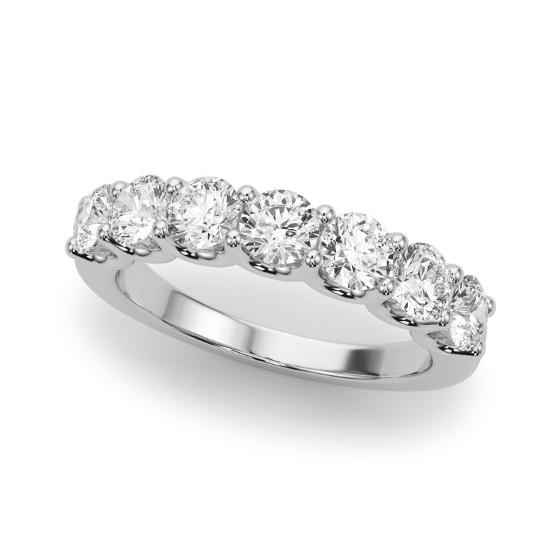 Albane Seven Stone Prong Diamond Band