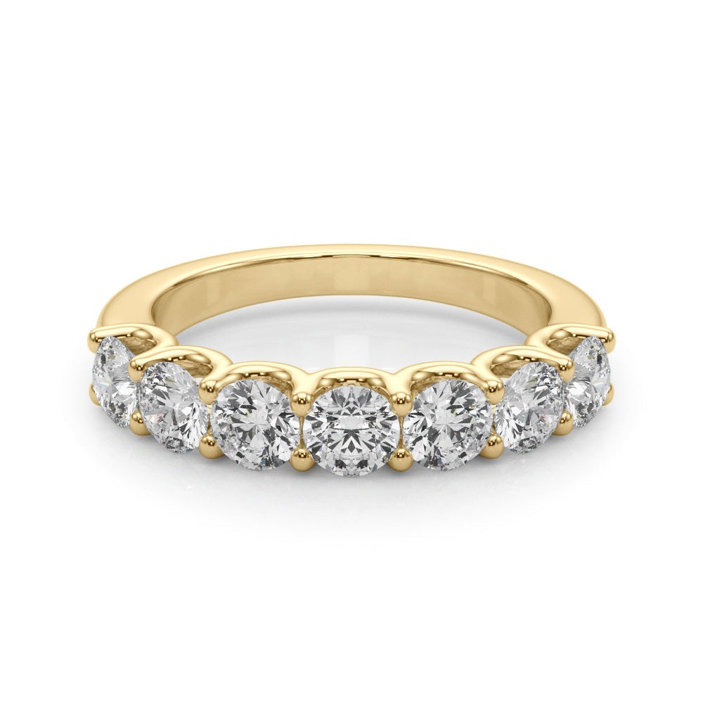 Albane Seven-stone Prong Diamond Band