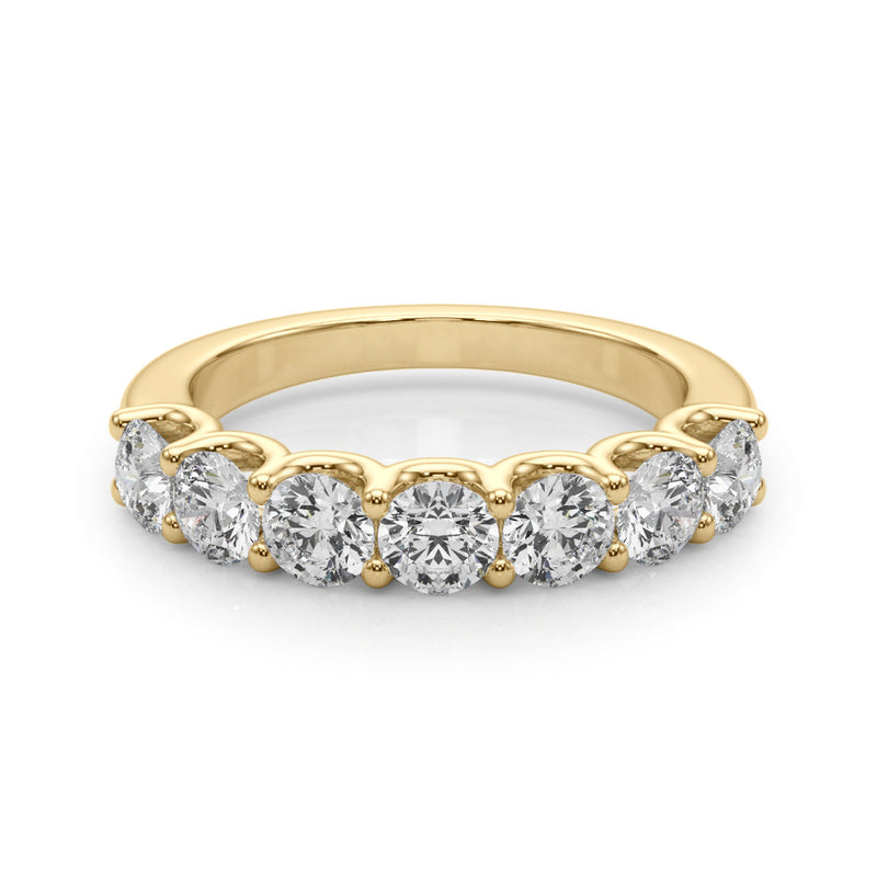 Albane Seven Stone Prong Diamond Band