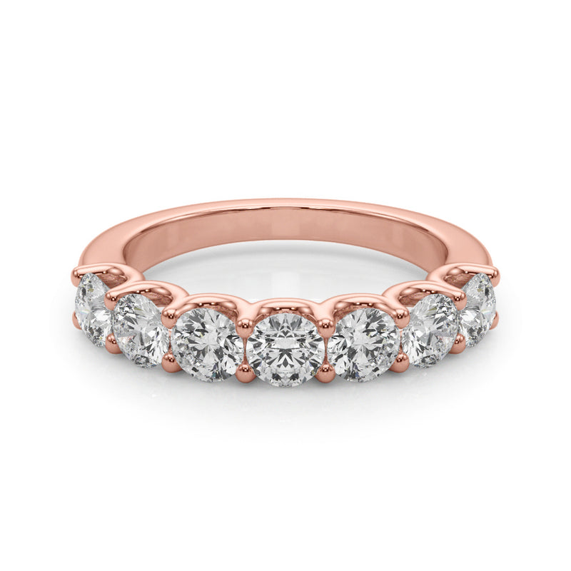 Albane Seven Stone Prong Diamond Band