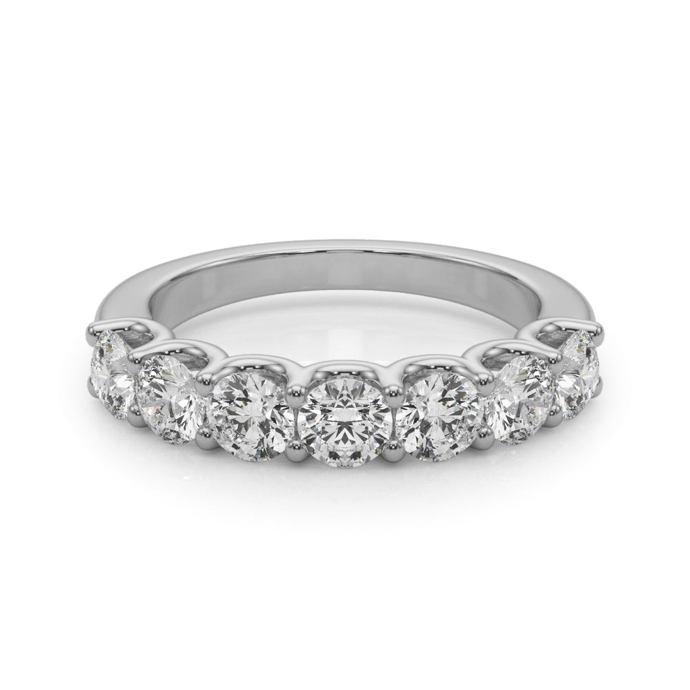 Albane Seven-stone Prong Diamond Band