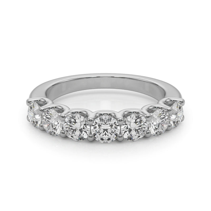 Albane Seven Stone Prong Diamond Band