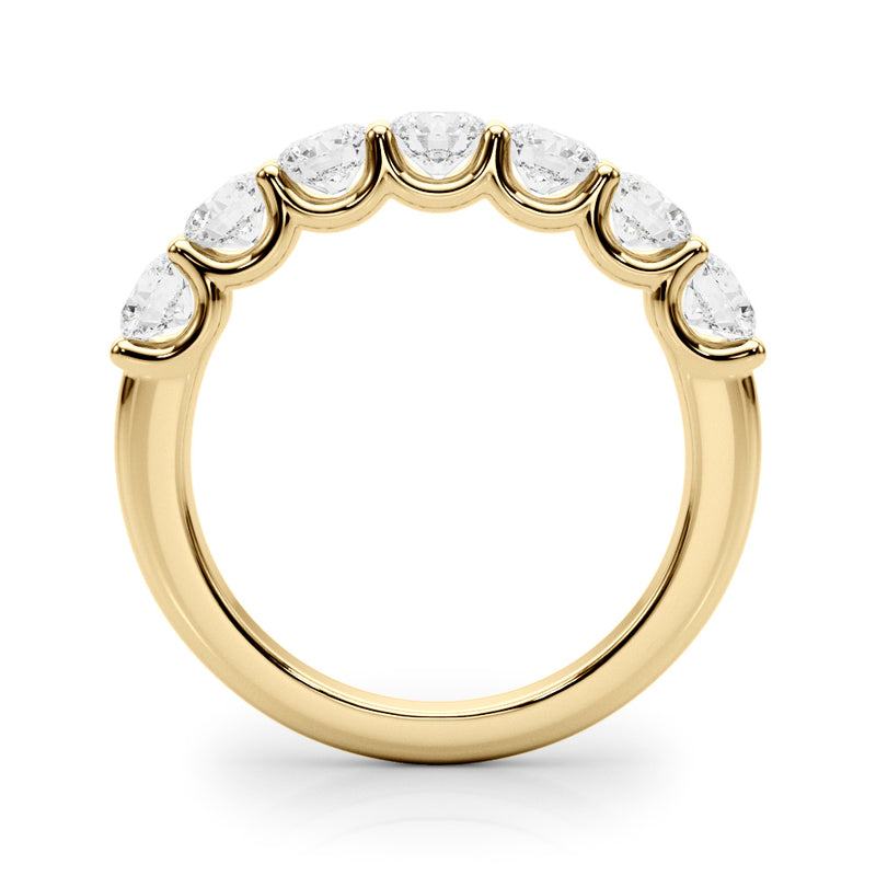 Albane Seven Stone Prong Diamond Band