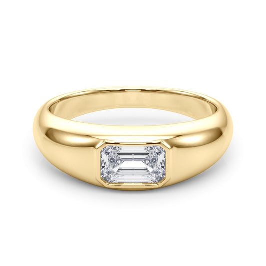 Margo Emerald Cut Solitaire Engagement Ring