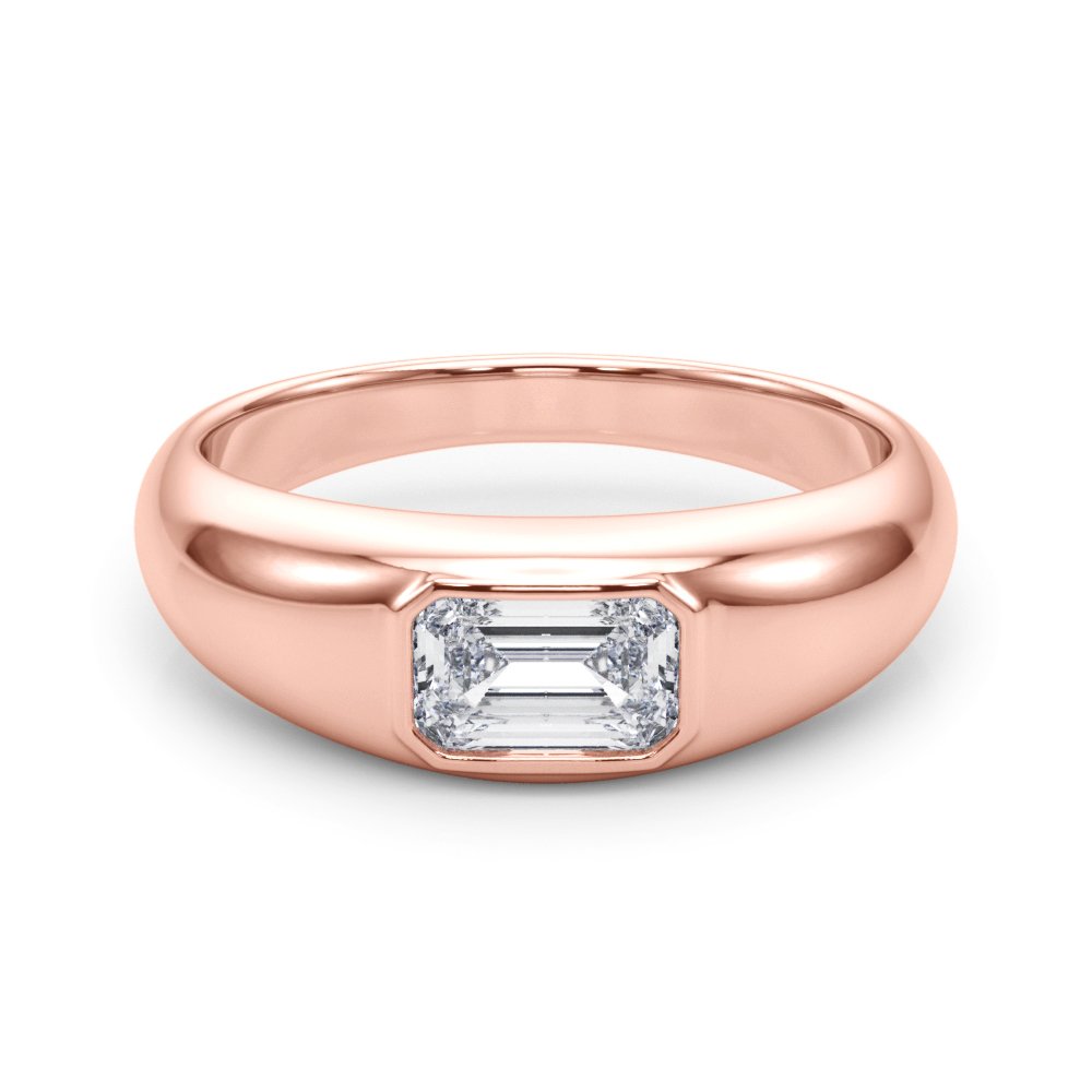 Margo Emerald Cut Solitaire Engagement Ring