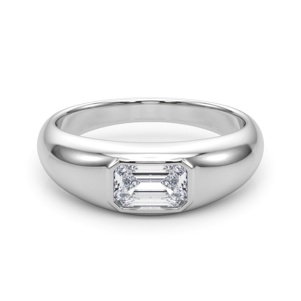 Margo Emerald Cut Solitaire Engagement Ring
