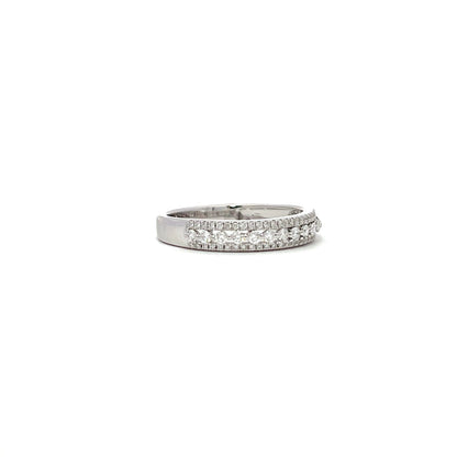 0.37ctw white gold minimalistic ring