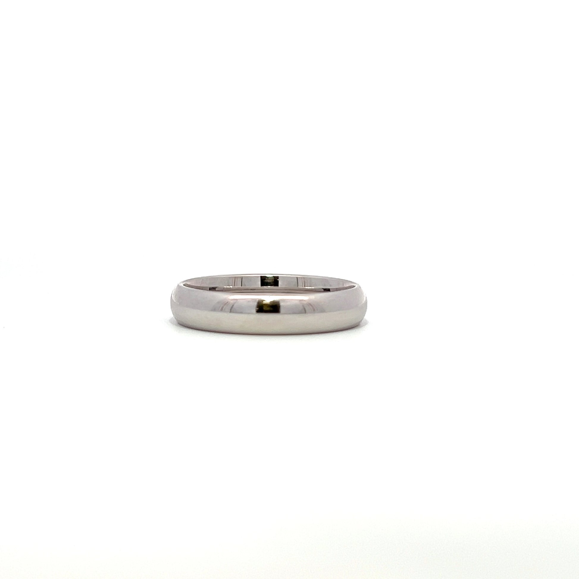 White gold 18K band