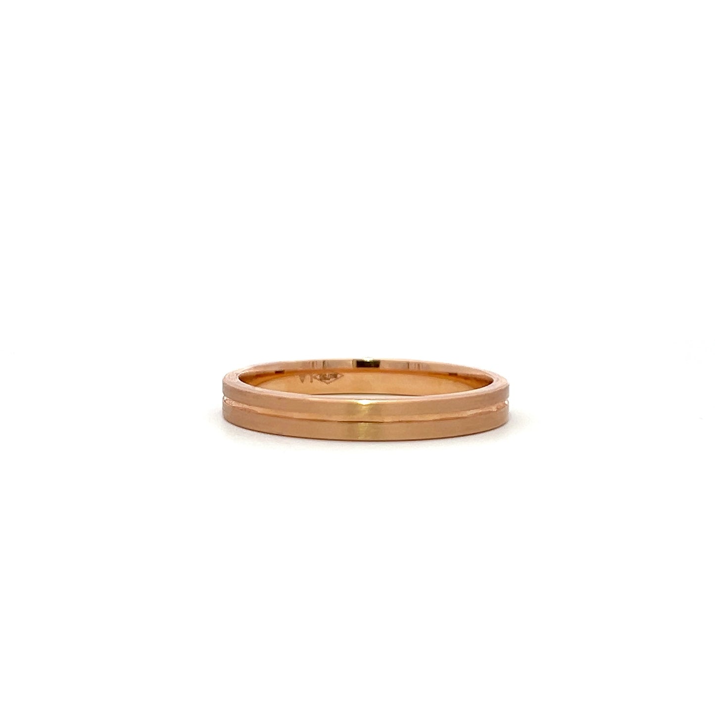 Rose gold 18K band