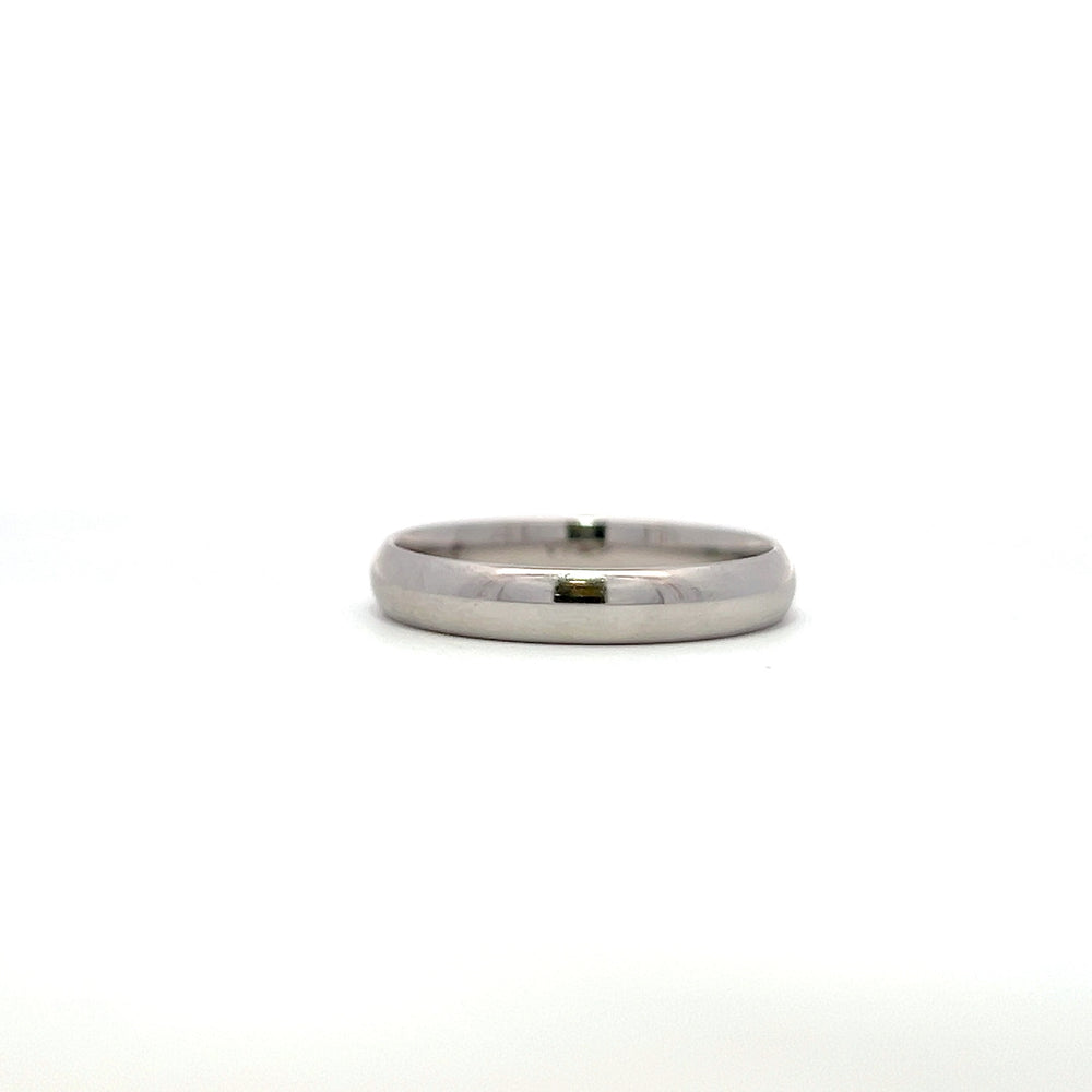 White gold 18K band