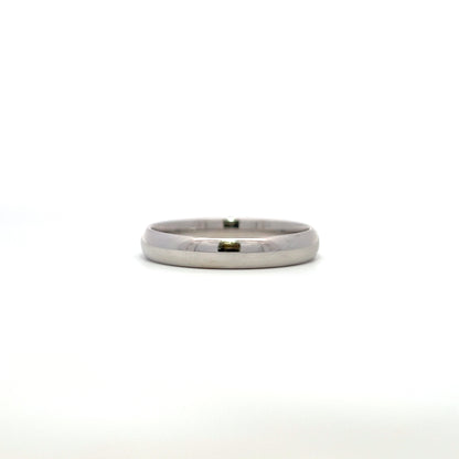 White gold 18K band