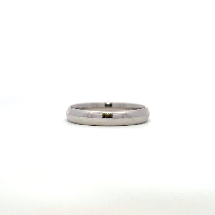 White gold 18K band