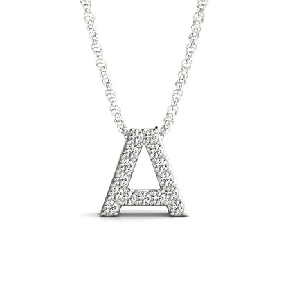 Diamond Initial Pendant – 0.08 ct