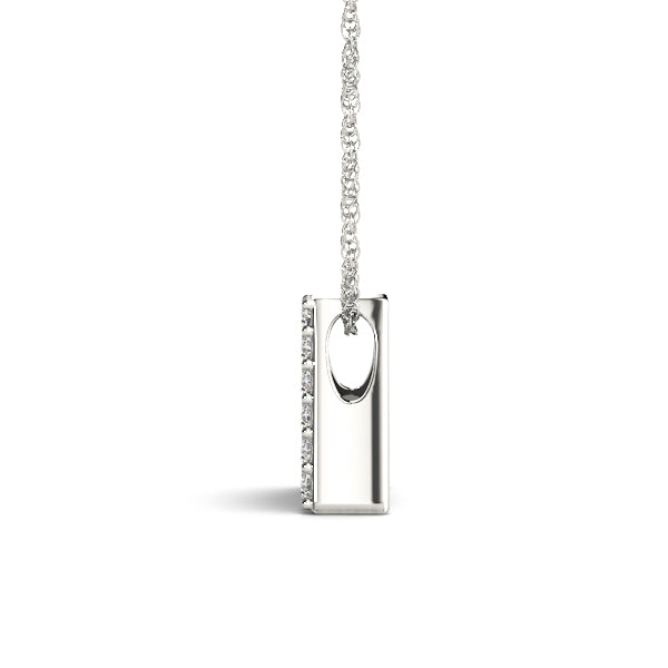 Ilaria Letter A Diamond Pendant