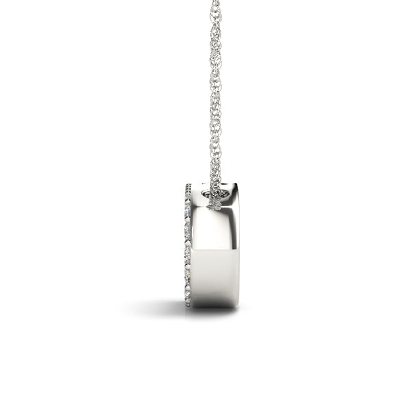 Delyth Letter D Diamond Pendant