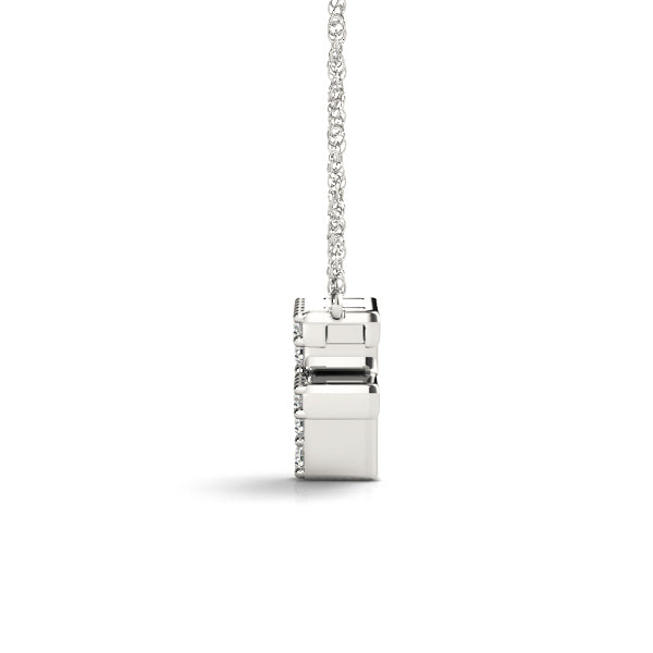 Elowen Letter F Diamond Pendant