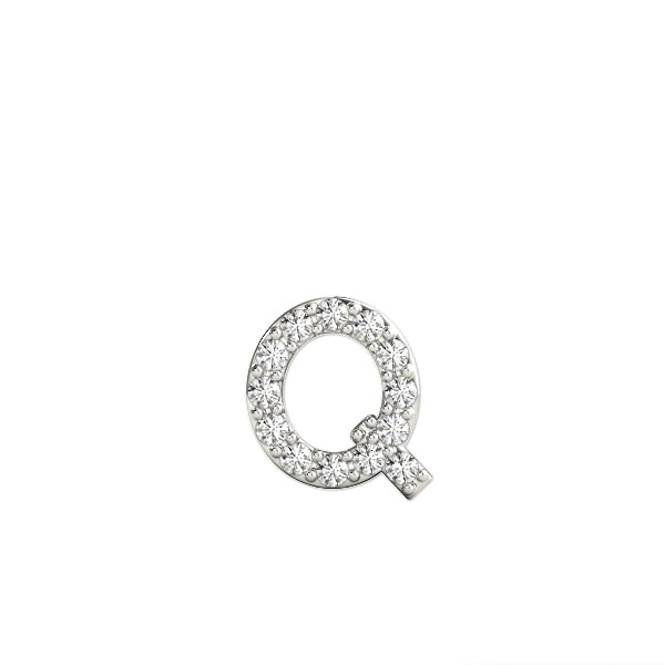 Nicolette Letter Q Diamond Pendant