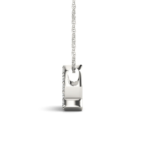 Nicolette Letter Q Diamond Pendant