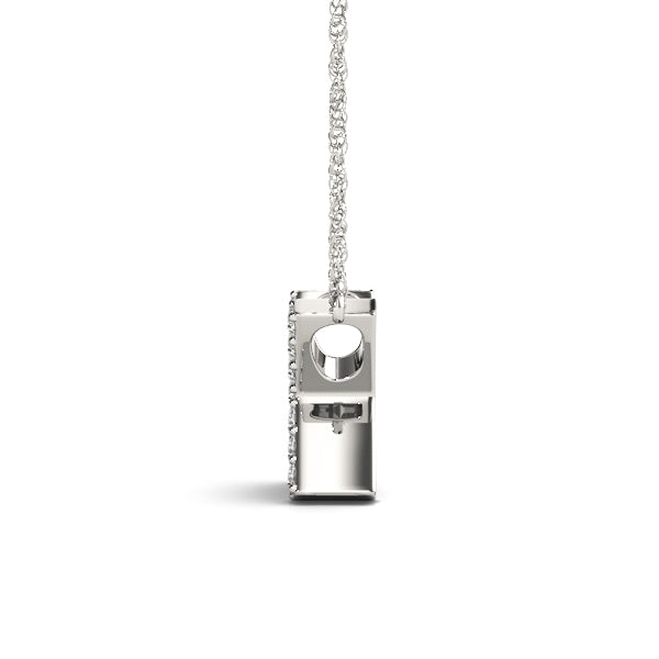 Romane Letter X Diamond Pendant