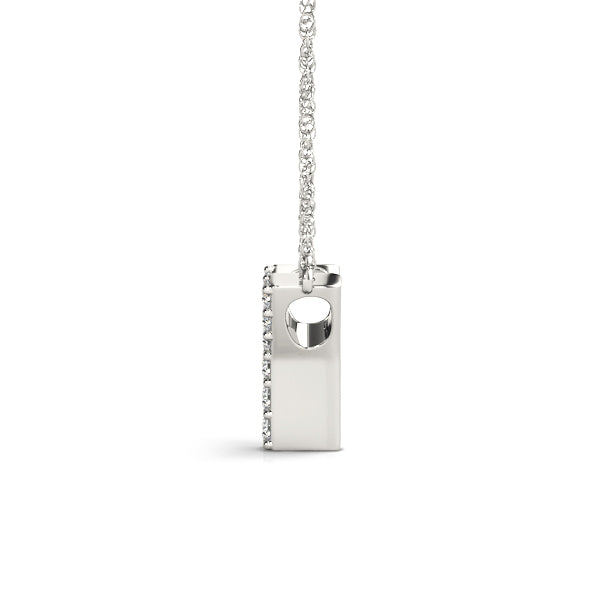 Ginevra Letter Y Diamond Pendant