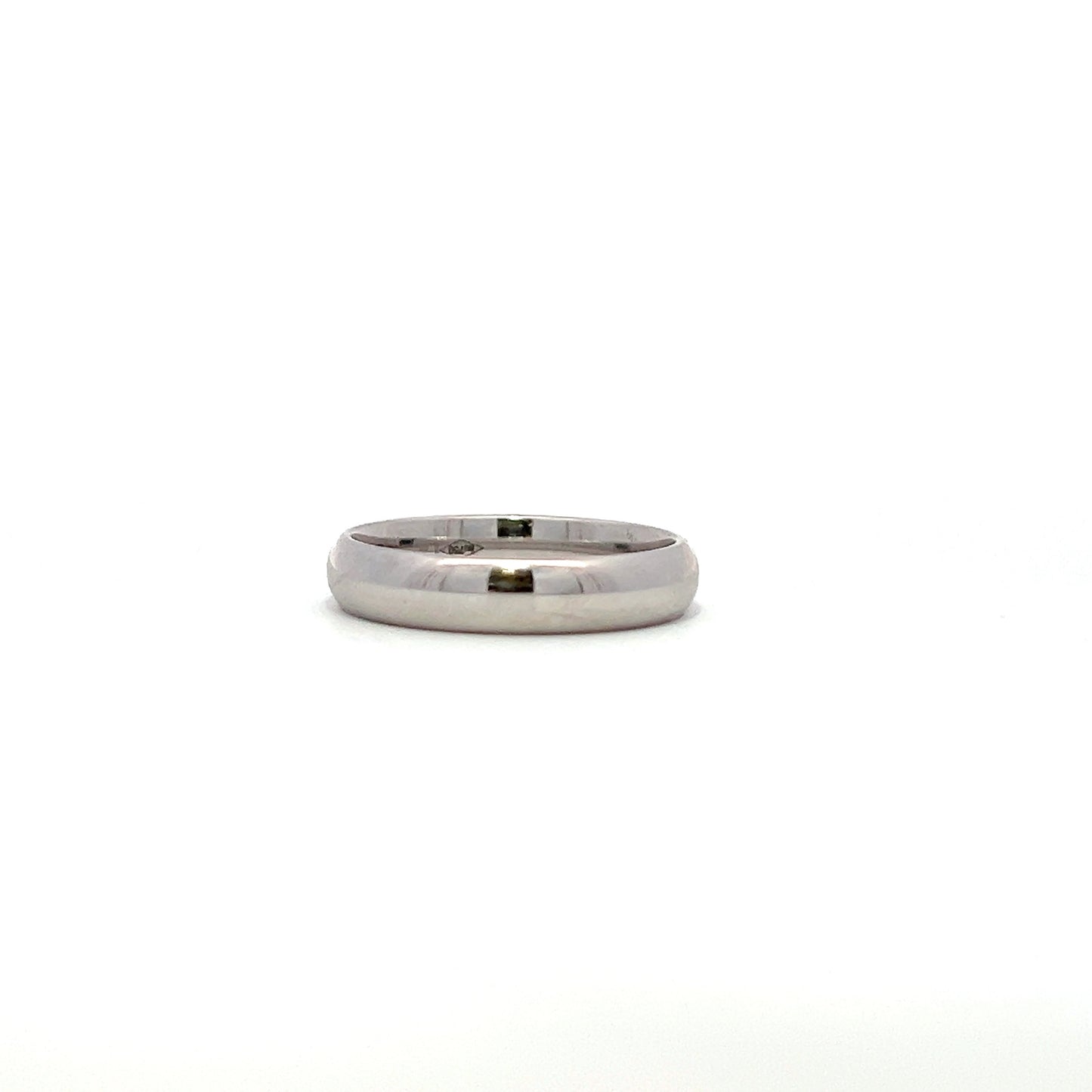 White gold 18K band