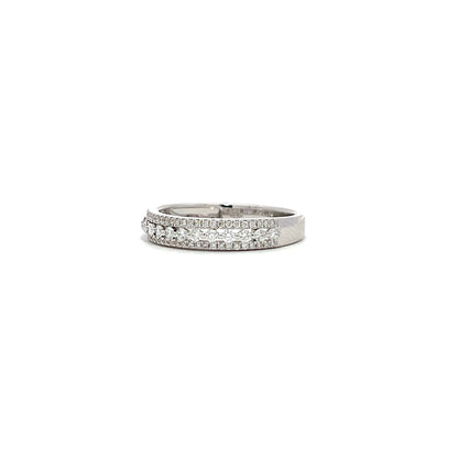 0.37ctw white gold minimalistic ring