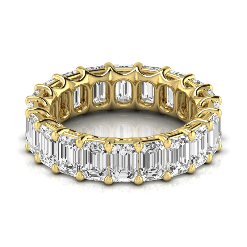 Cecilia Full Eternity Emerald Cut Band