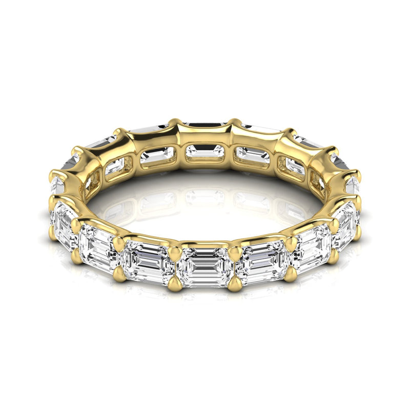 Eleonore Full Eternity Emerald Cut Diamond Band