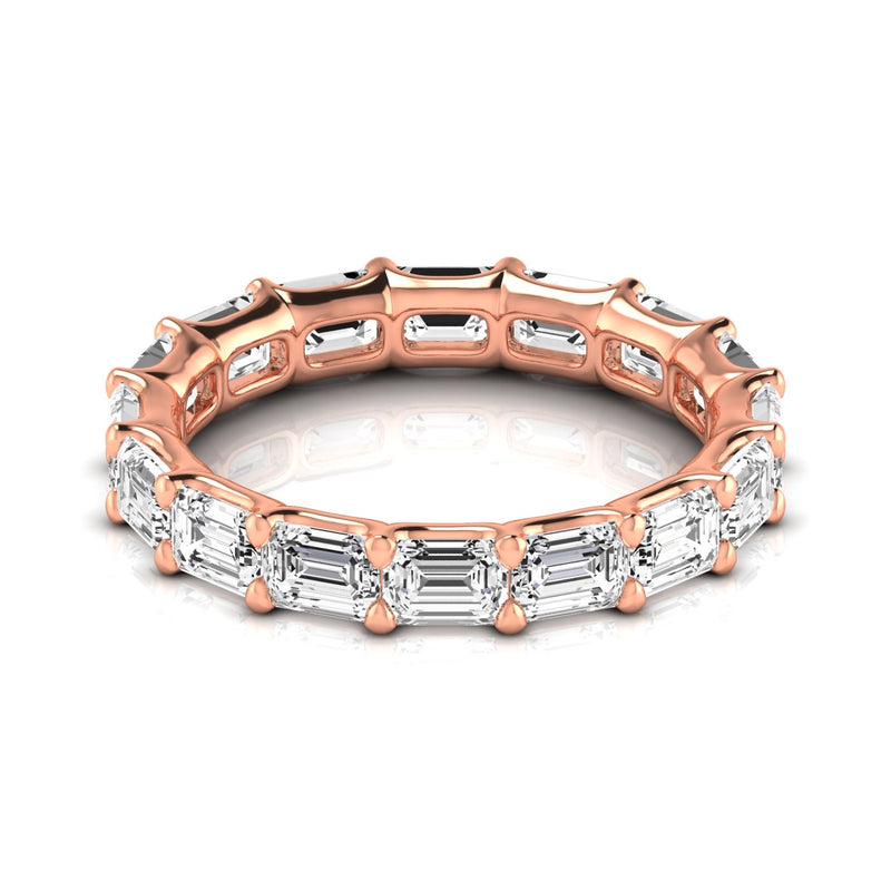 Eleonore Full Eternity Emerald Cut Diamond Band