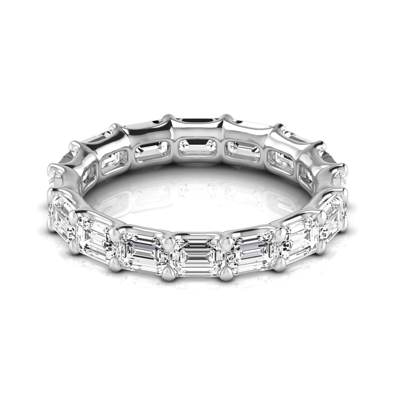 Eleonore Full Eternity Emerald Cut Diamond Band