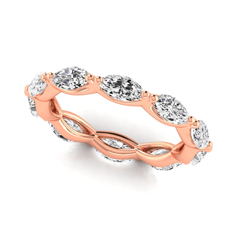 Emmanuelle Full Eternity Marquise Diamond Band