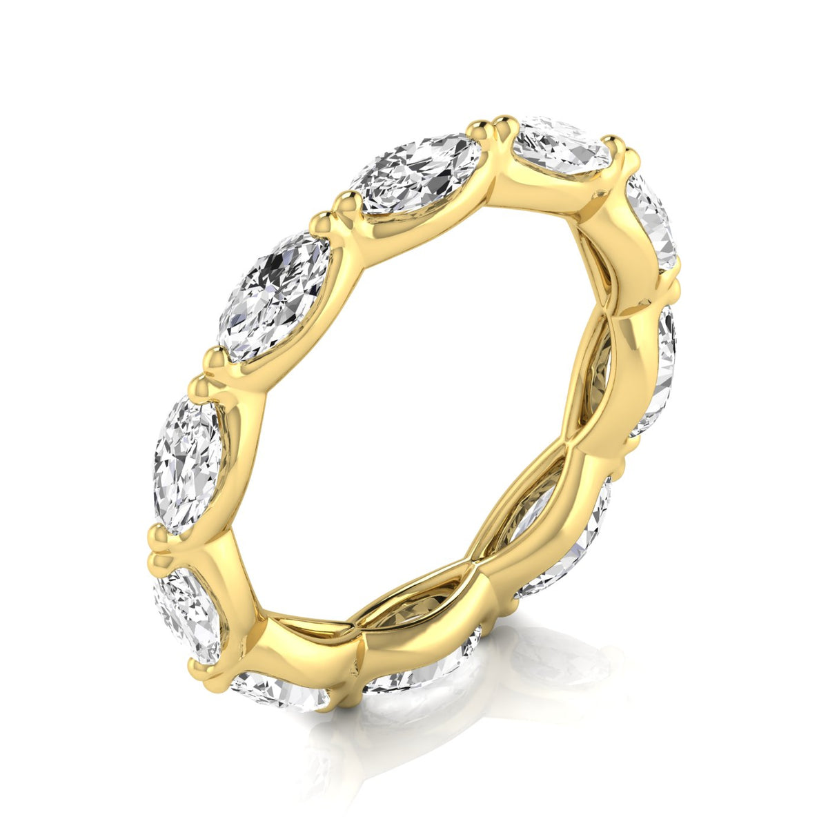 Emmanuelle Full Eternity Marquise Diamond Band