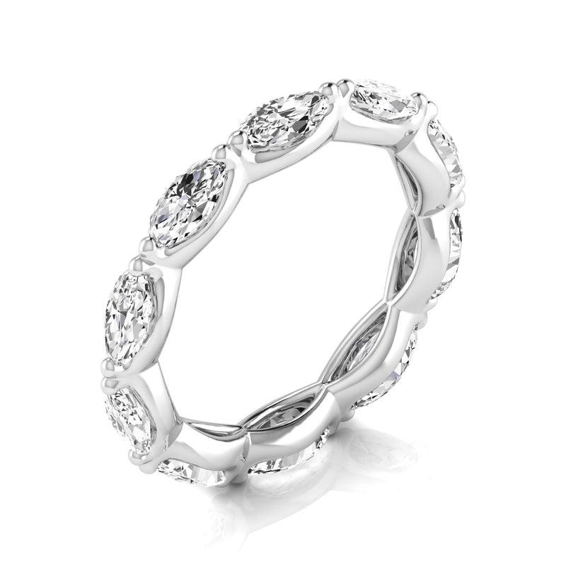 Emmanuelle Full Eternity Marquise Diamond Band
