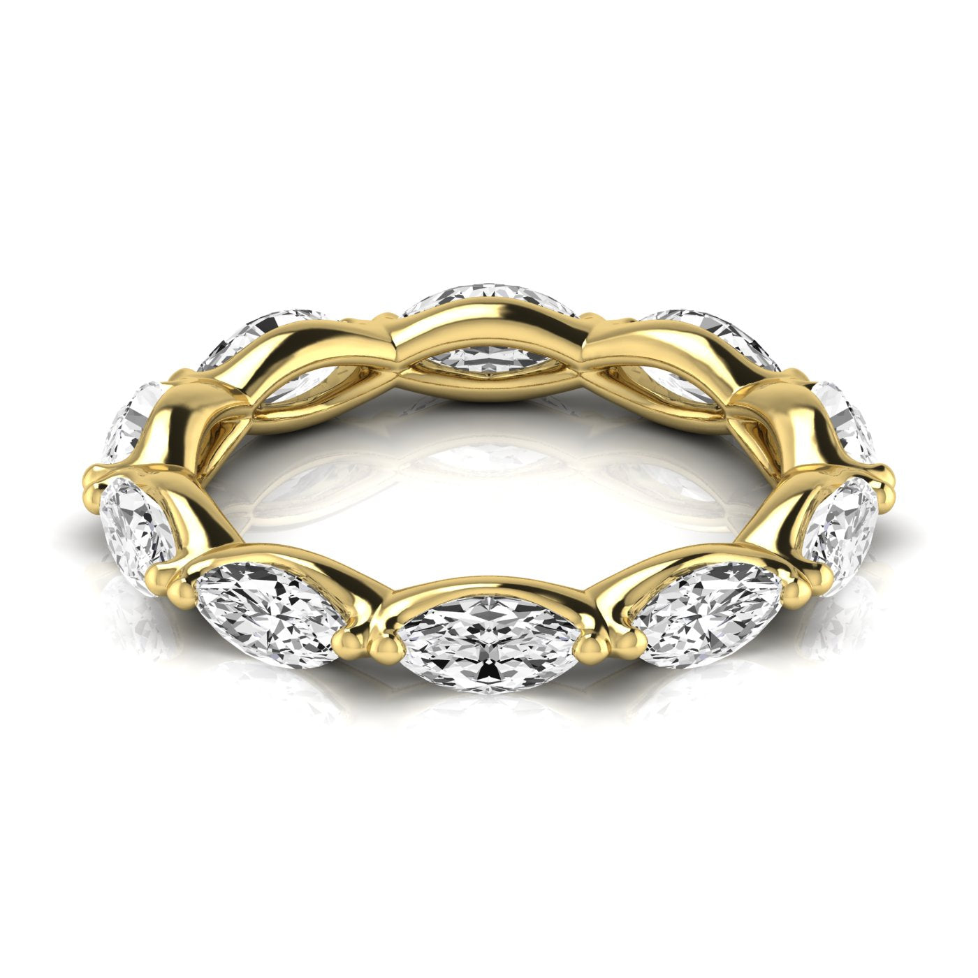 Emmanuelle Full Eternity Marquise Diamond Band