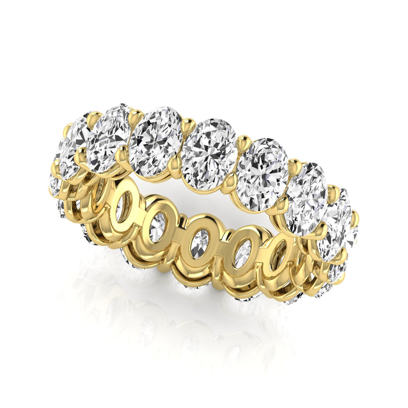Celeste Full Eternity Oval Diamond Band