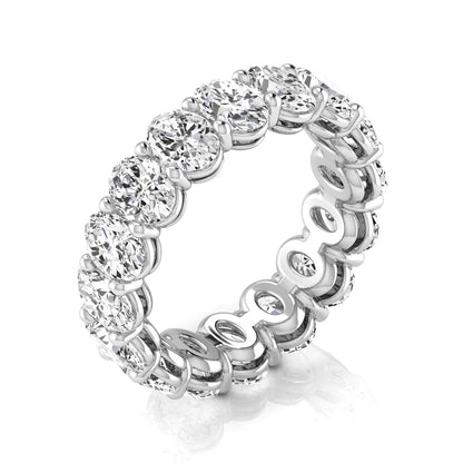 Oval Diamond Eternity Wedding Band – 4.80 ct