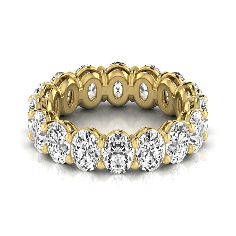 Celeste Full Eternity Oval Diamond Band