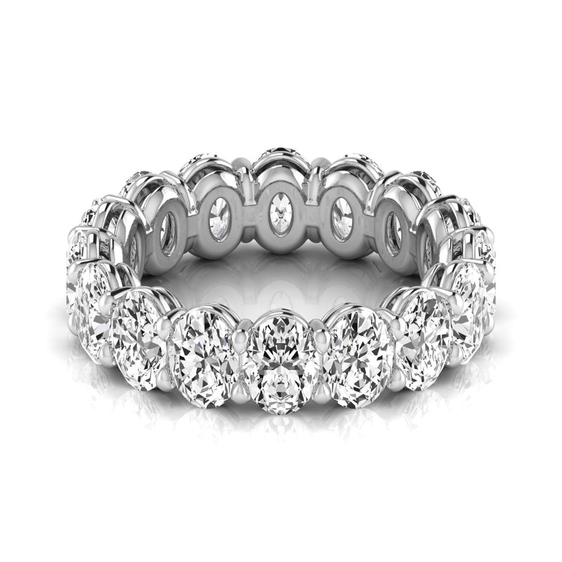 Celeste Full Eternity Oval Diamond Band