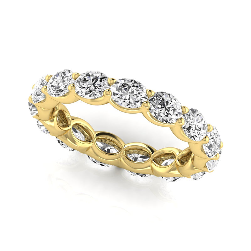 Estelle Full Eternity Oval Diamond Band