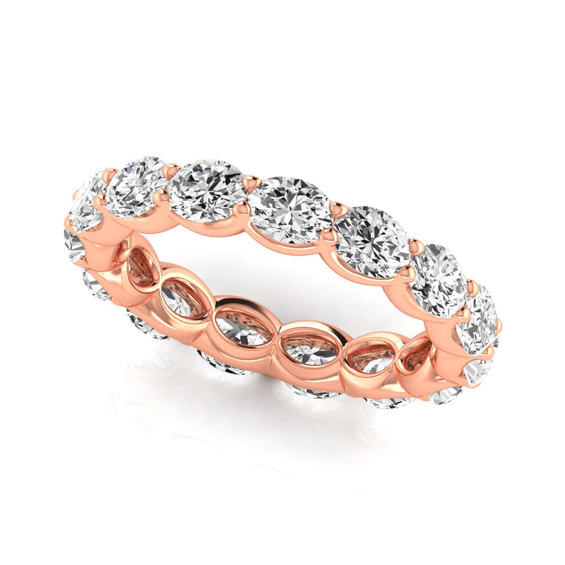 Estelle Full Eternity Oval Diamond Band