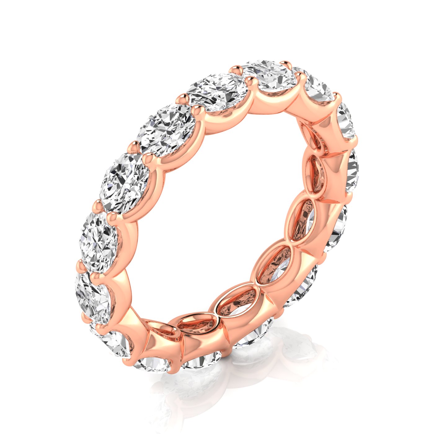 Estelle Full Eternity Oval Diamond Band