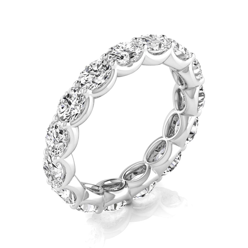Estelle Full Eternity Oval Diamond Band