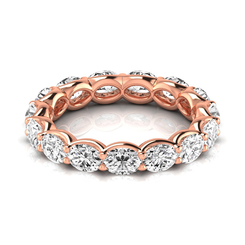 Estelle Full Eternity Oval Diamond Band