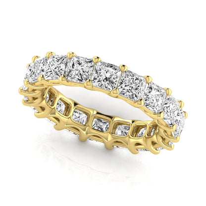 Princess-Cut Diamond Eternity Wedding Band – 5.12 ct