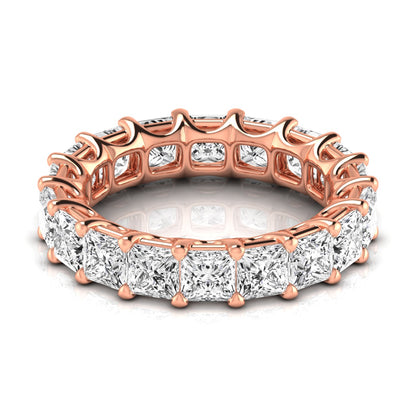 Princess-Cut Diamond Eternity Wedding Band – 5.12 ct
