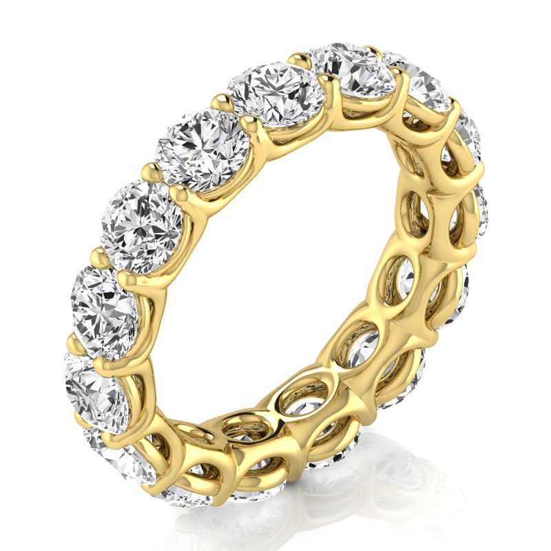 Celine Full Eternity Round Diamond Band