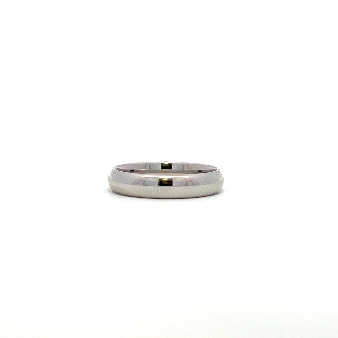 White gold 18K band