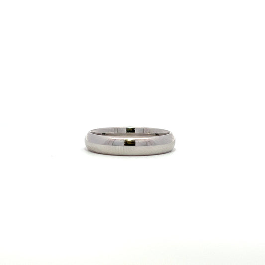 White gold 18K band